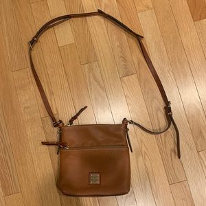 Dooney and Bourke cross-body pebbled leather bag
